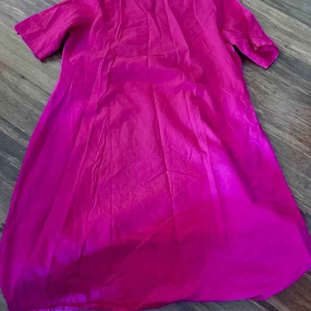 Free-people Women's Pink and White Dress